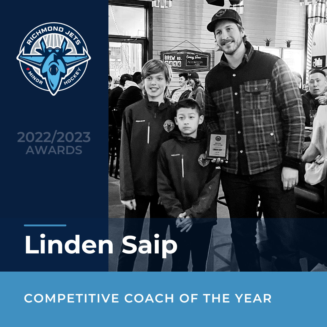 2023 Competitive Coach of The year - Linden Saip