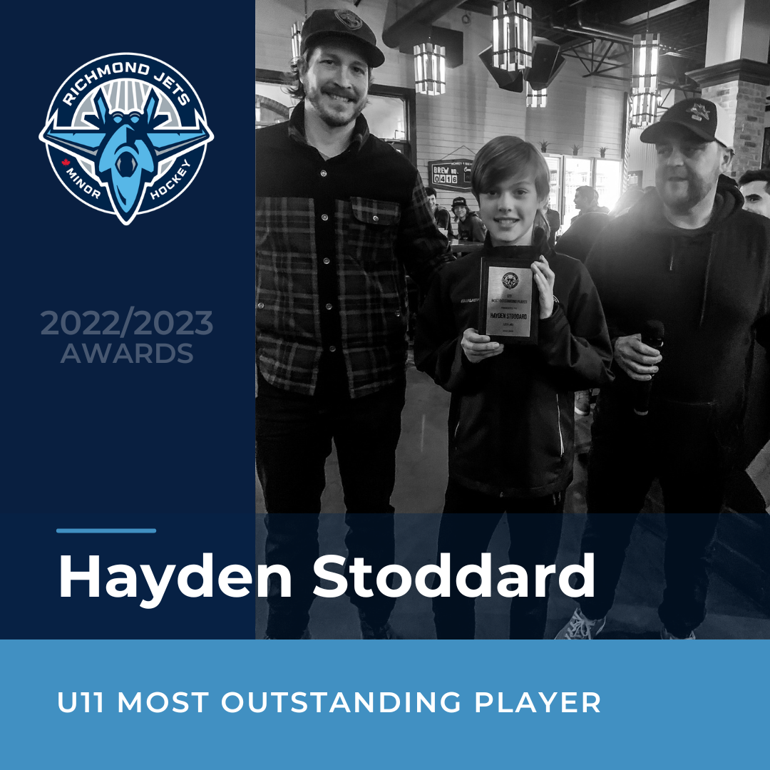 2023 U11 Most Outstanding Player - Hayden Stoddard