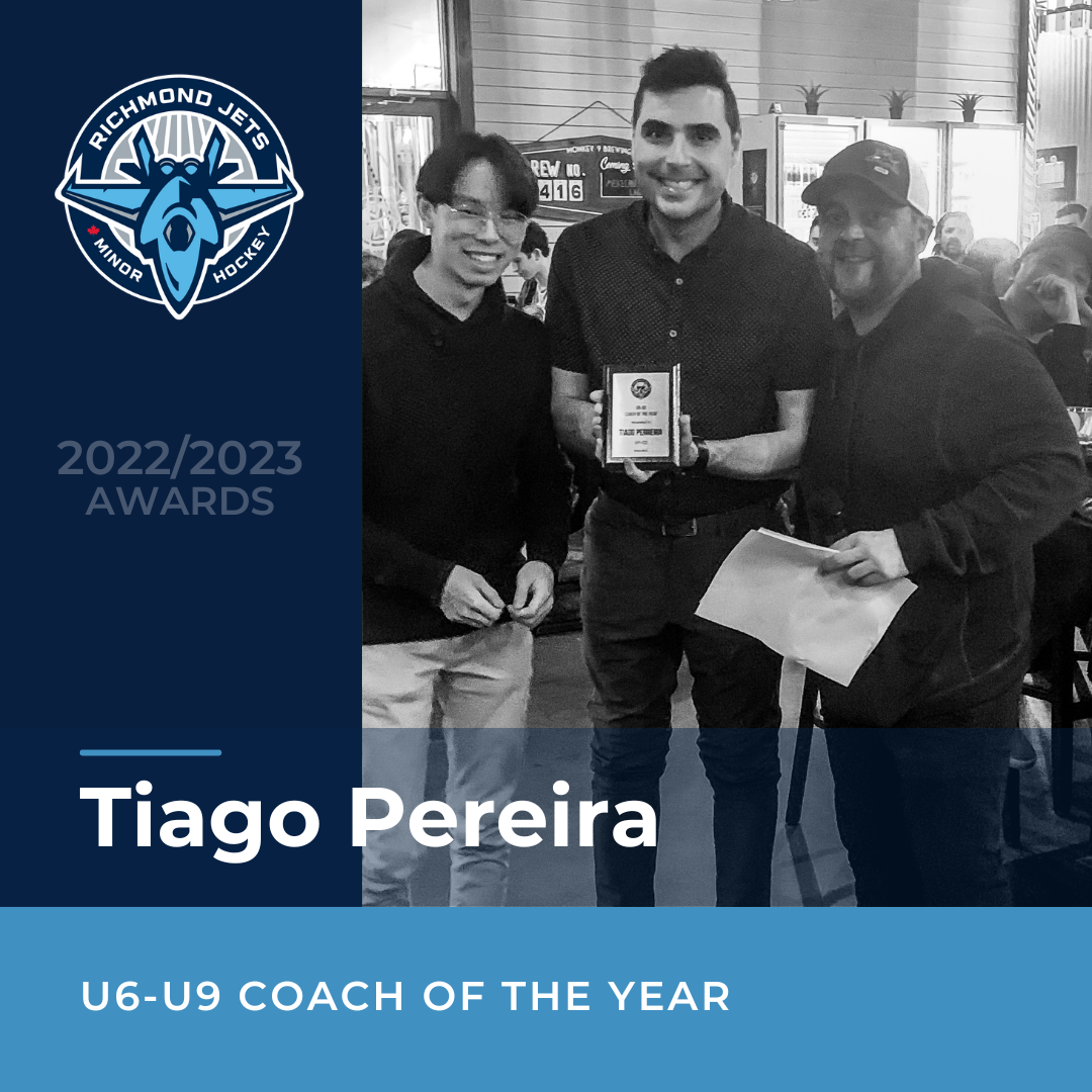 2023 U6-U9 Coach of the Year - Tiago Pereira