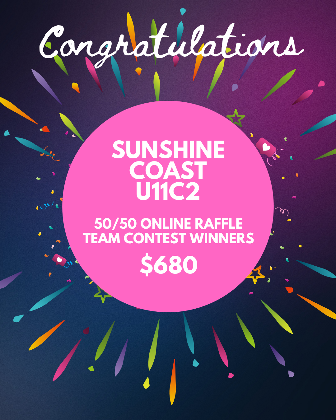 2025 Ice Breaker 50/50 Online Raffle Team Contest